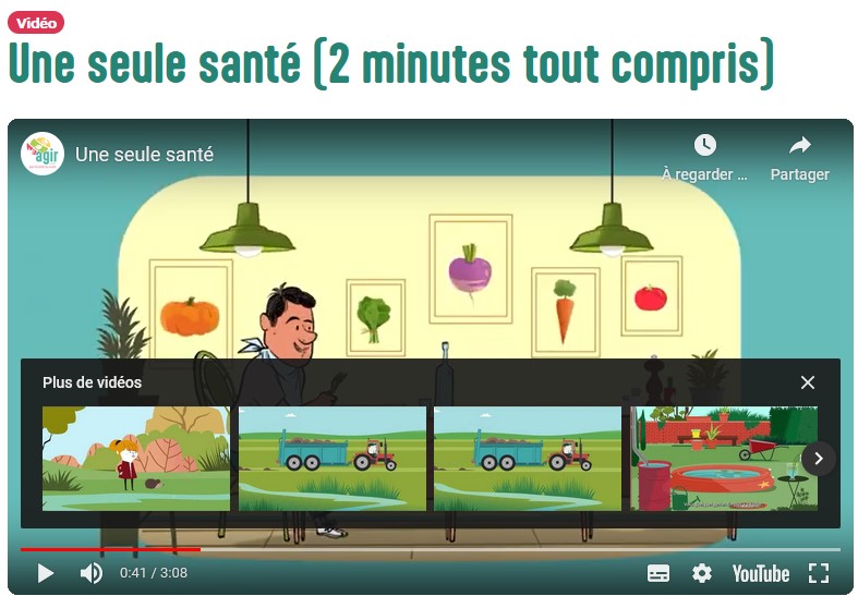 Une seule santé - Vidéo