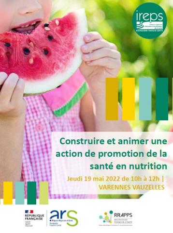 Affiche Construire et animer une action de promotion de la santé en nutrition